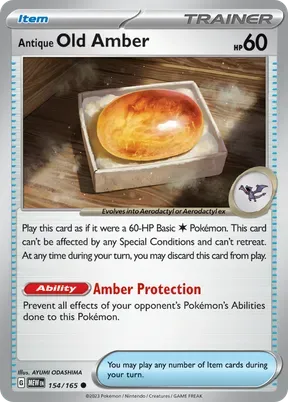 Antique Old Amber #154