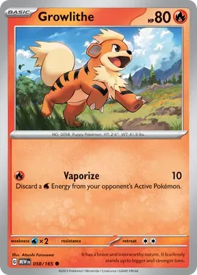 Growlithe #58