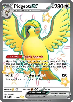 Pidgeot ex #221