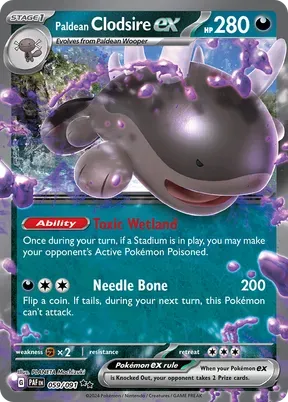 Paldean Clodsire ex #59