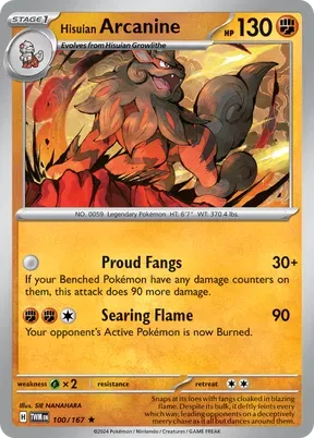 Hisuian Arcanine #100