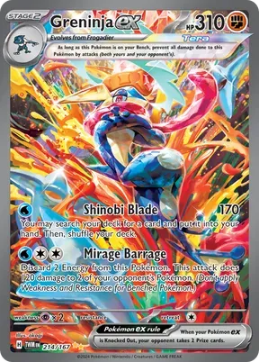 Greninja ex #214