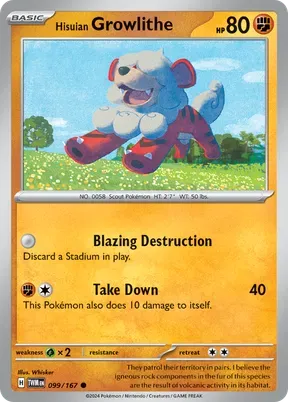 Hisuian Growlithe #99