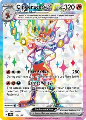 Cinderace ex #157
