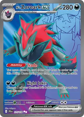 N's Zoroark ex #175