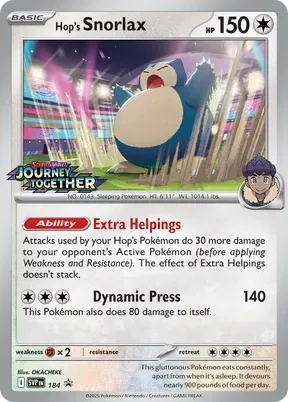 Hop's Snorlax #184