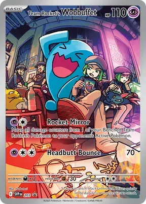Team Rocket's Wobbuffet #203