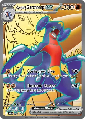 Cynthia’s Garchomp ex #204