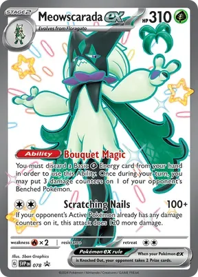 Meowscarada ex #78