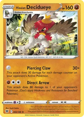 Hisuian Decidueye #82