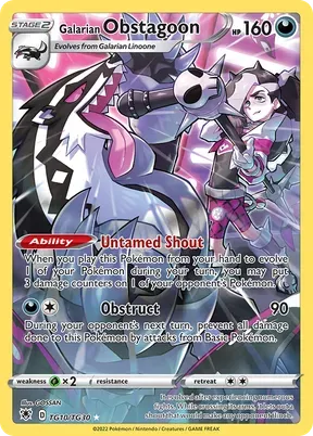 Galarian Obstagoon #TG10