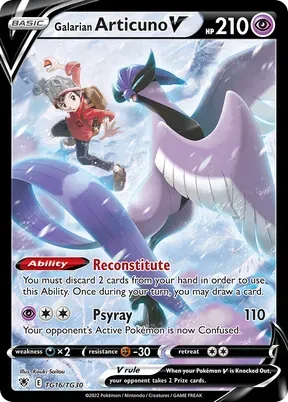 Galarian Articuno V #TG16