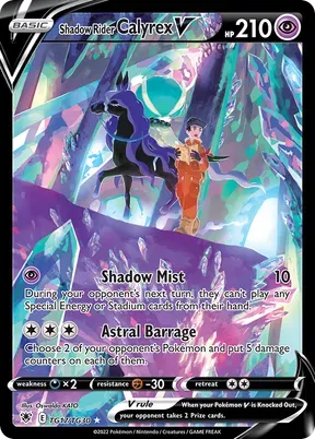 Shadow Rider Calyrex V #TG17
