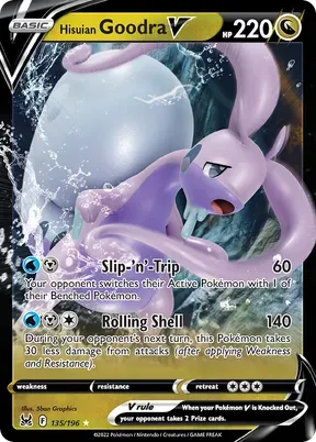 Hisuian Goodra V #135