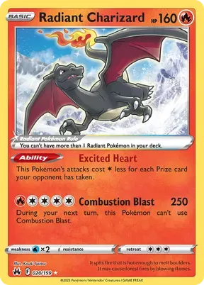 Radiant Charizard #20