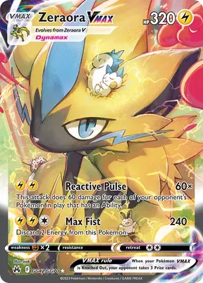 Zeraora VMAX #GG42