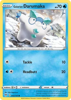 Galarian Darumaka #43