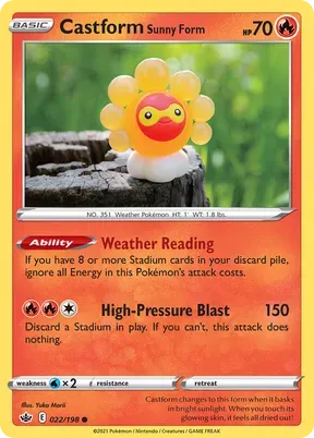 Castform Sunny Form #22