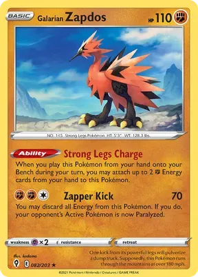 Galarian Zapdos #82