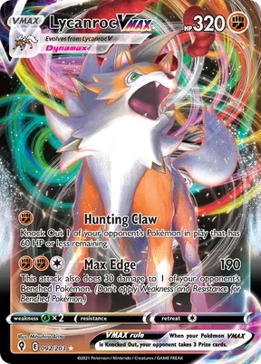 Lycanroc VMAX #92