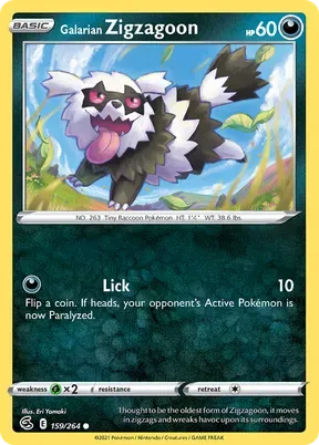 Galarian Zigzagoon #159
