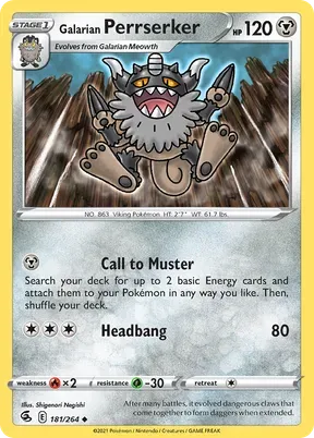 Galarian Perrserker #181