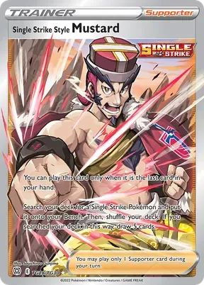 Single Strike Style Mustard #TG28
