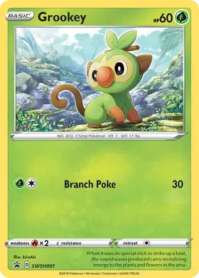 Grookey #SWSH001