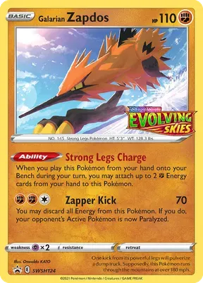 Galarian Zapdos #SWSH124