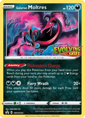 Galarian Moltres #SWSH125