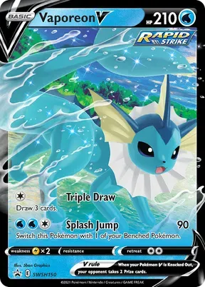 Vaporeon V #SWSH150