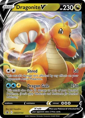 Dragonite V #SWSH154
