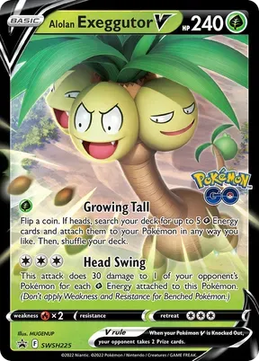 Alolan Exeggutor V #SWSH225