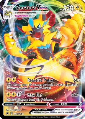 Zeraora VMAX #SWSH264