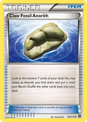 Claw Fossil Anorith #100