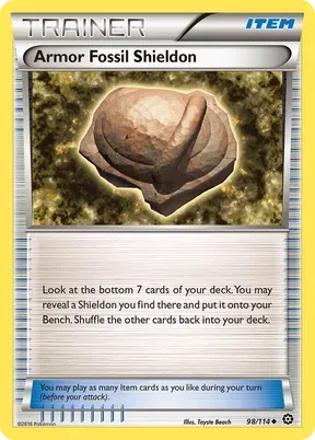 Armor Fossil Shieldon #98