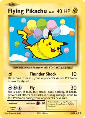 Flying Pikachu #110