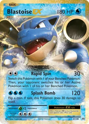 Blastoise-EX #21