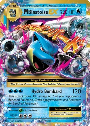 M Blastoise-EX #22