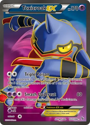 Toxicroak-EX #102