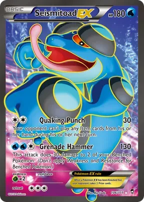 Seismitoad-EX #106
