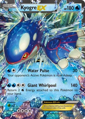 Kyogre-EX #54