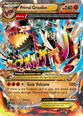 Primal Groudon-EX #86