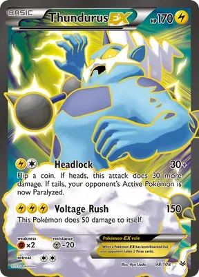 Thundurus-EX #98