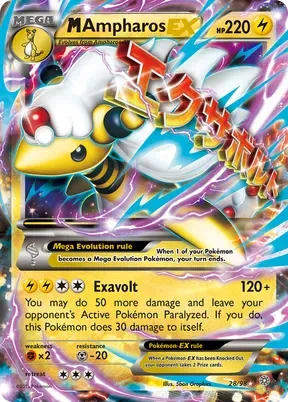 M Ampharos-EX #28