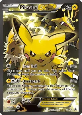 Pikachu-EX #XY124