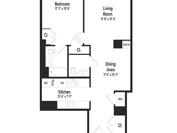 1-bedroom apartment in Chelsea 9