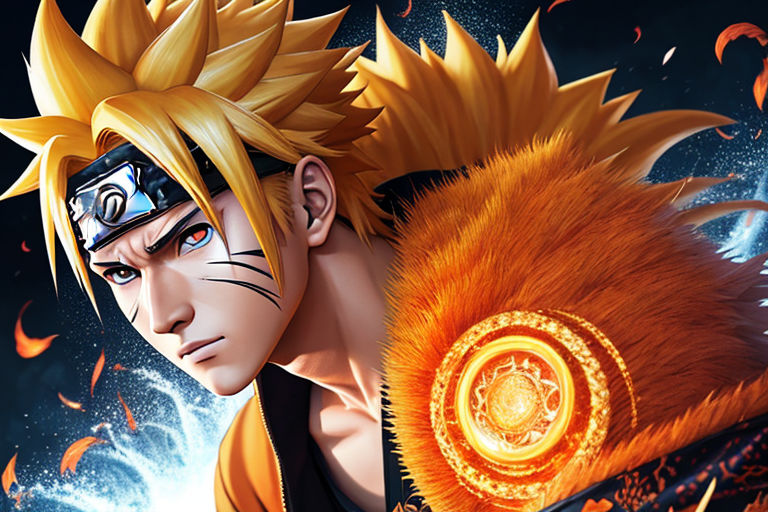 realistic detailed Naruto HD 4K high resolution quality portrait -  Playground