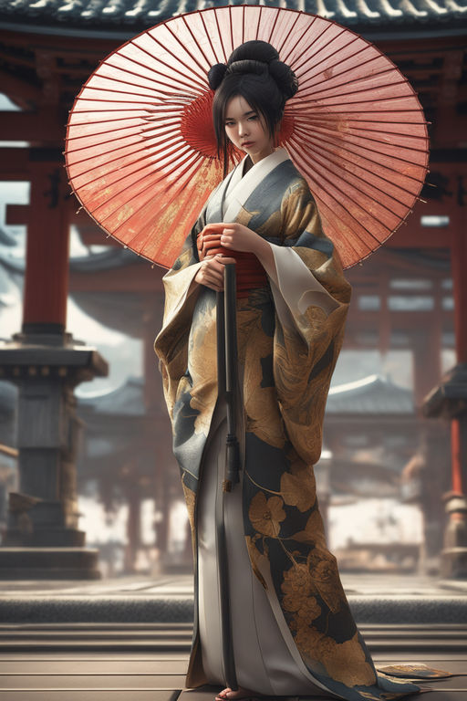 Sakuyamon radiates an aura of power and wisdom. Her costume is inspired by  a traditional Japanese kimono - Playground