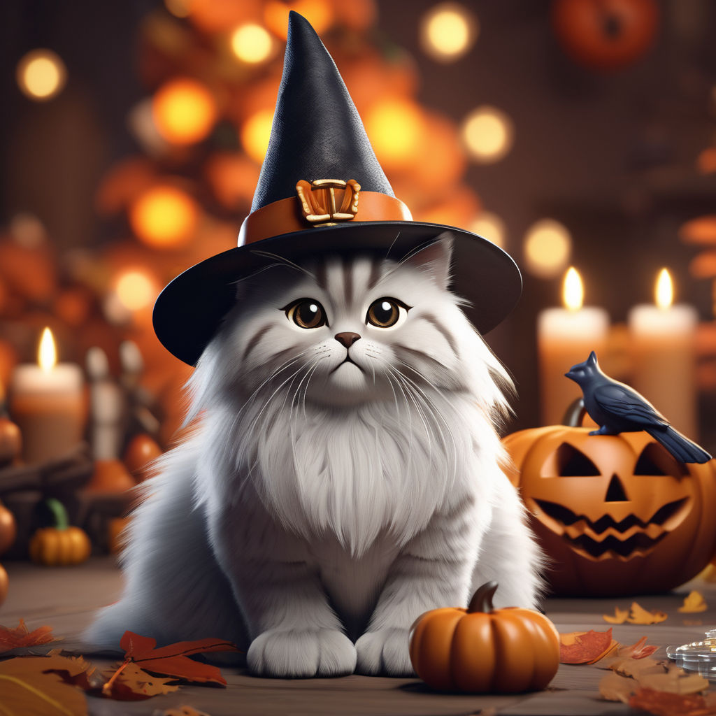 Halloween Cute Cat Profile